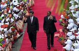 習近平同坦桑尼亞總統基奎特舉行會談