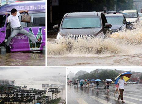 高清：北京、湖北、四川等多地遭遇强降雨