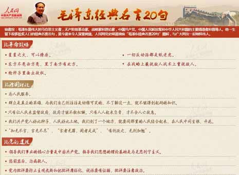 图解:毛泽东经典名言20句
