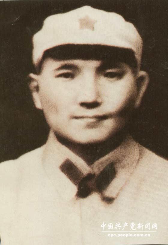 1929年12月，百色起義時的鄧小平