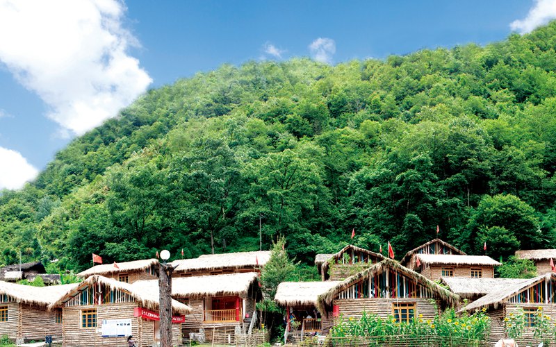 獨龍江鄉普卡旺打造生態旅游示范村。