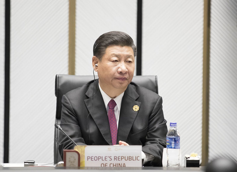 11月11日，亞太經合組織第二十五次領導人非正式會議在越南峴港舉行。國家主席習近平出席並發表題為《攜手譜寫亞太合作共贏新篇章》的重要講話。新華社記者 蘭紅光 攝