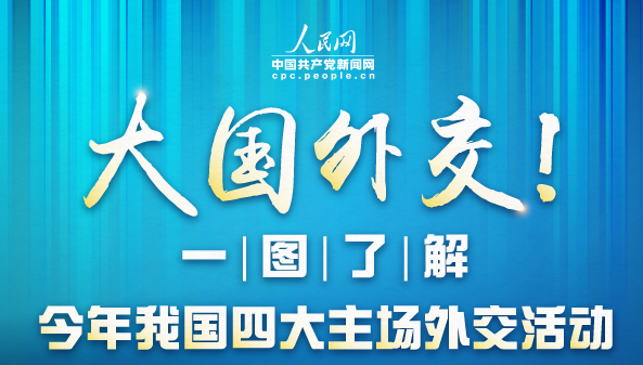 【圖解】大國外交！一圖了解今年我國四大主場外交活動　  11月10日，首屆中國國際進口博覽會在上海成功閉幕。至此，今年中國舉辦的四大主場外交活動圓滿收官。在改革開放40周年的重要節點，中國國家主席習近平於今年連續出席四大主場外交活動，深入闡述“人類命運共同體”這一重要理念，為世界發展貢獻了中國智慧和中國方案。人民網·中國共產黨新聞網對此進行梳理，帶您回顧2018年中國特色大國外交之路。 