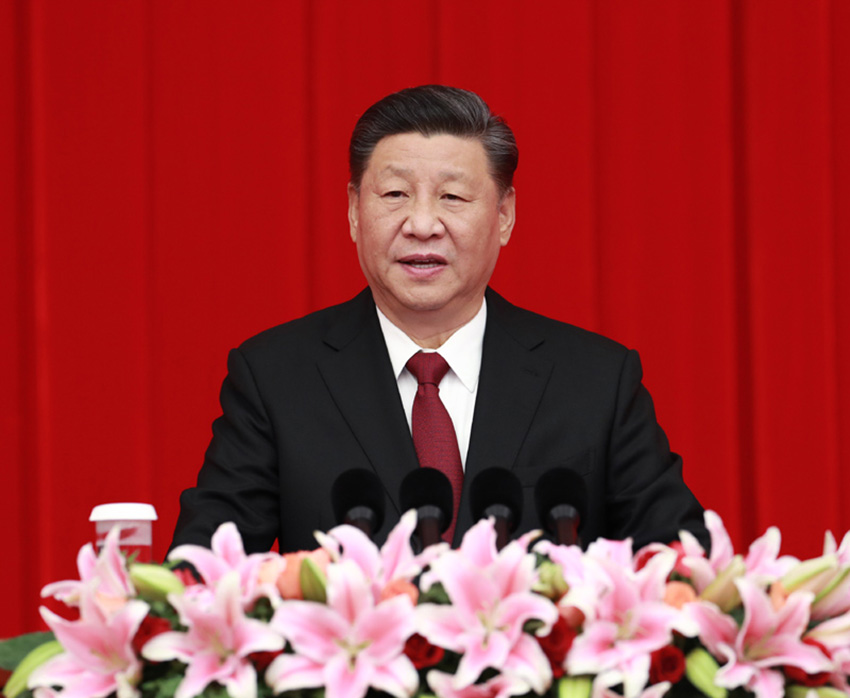 中共中央总书记,国家主席,中央军委主席习近平在茶话会上发表重要讲话
