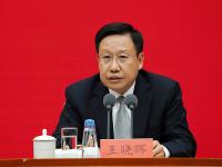 中央宣傳部分管日常工作的副部長王曉暉回答記者提問