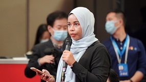 马来西亚国家通讯社记者提问