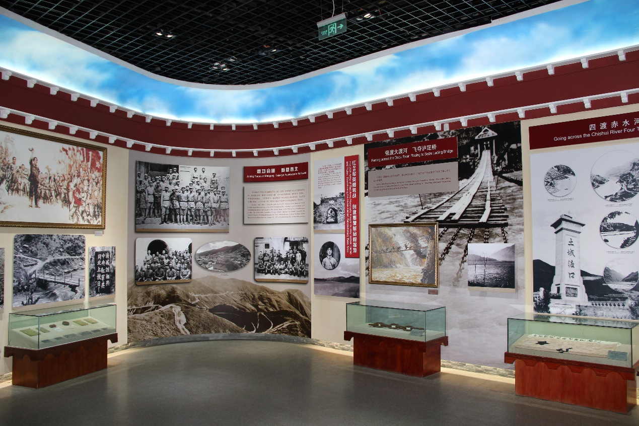 迪慶紅軍長征博物館展廳一角。 馬那甫攝