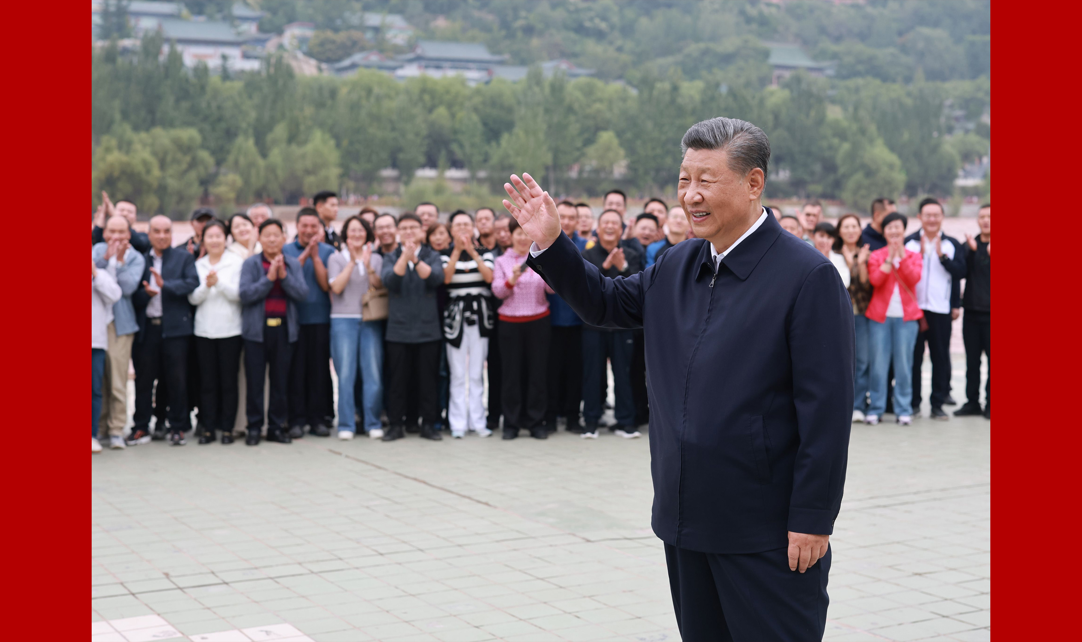 习近平在甘肃兰州市考察调研