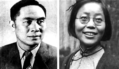 歌曲《我们是共产主义接班人》作词人周郁辉（左）作曲人寄明（右）。 资料图片