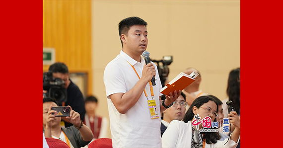 廣東廣播電視台粵TV記者提問