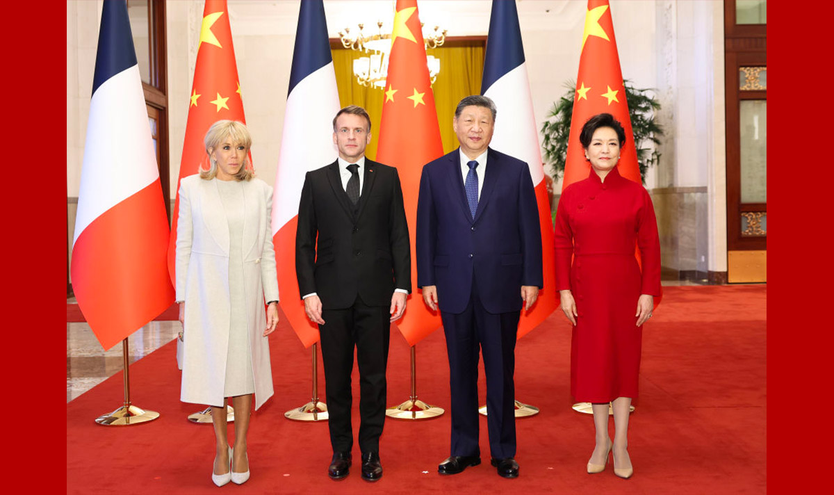 习近平同法国总统马克龙举行会谈