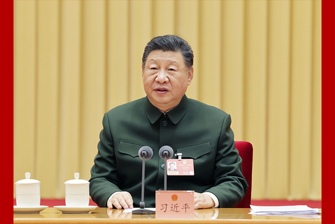 习近平出席解放军和武警部队代表团全体会议