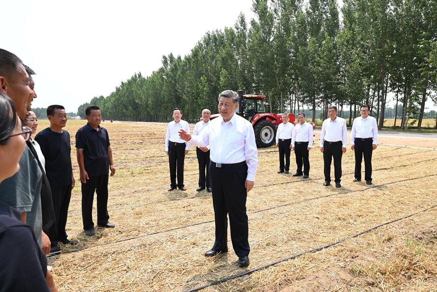 习近平在山东德州考察