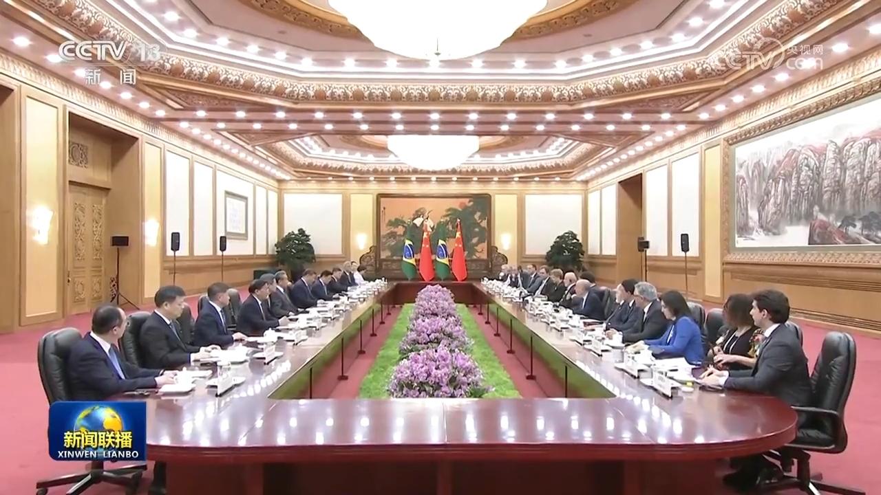 习近平同巴西总统会谈
