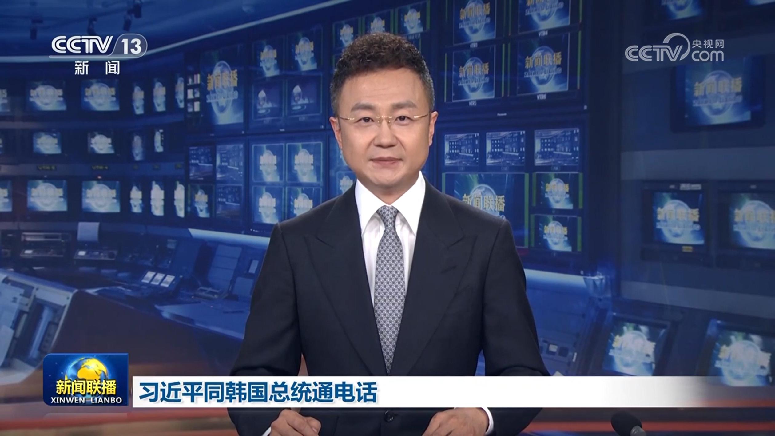 習近平同韓國總統通電話