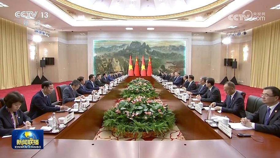 習近平會見越南總理