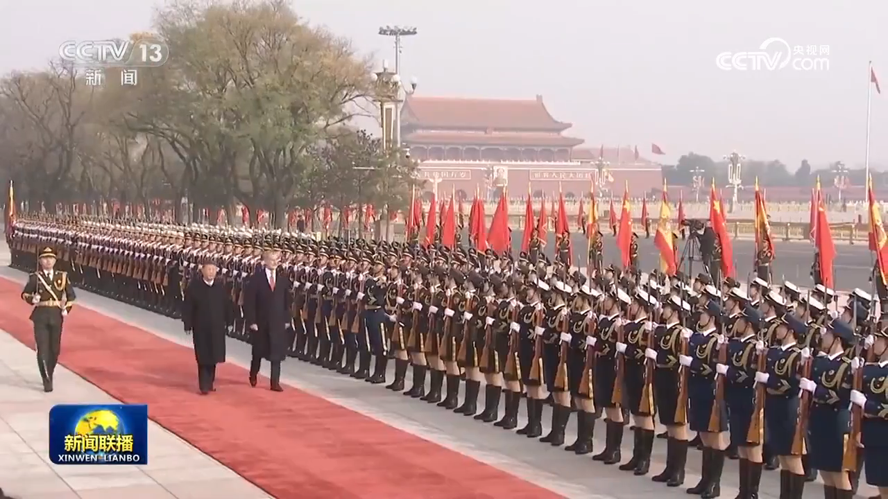 习近平举行仪式欢迎西班牙国王访华