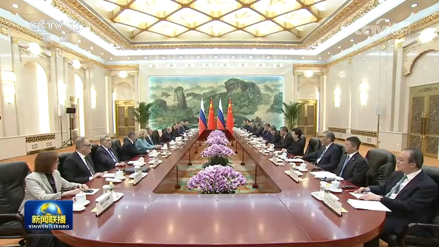 习近平同俄罗斯总统会谈