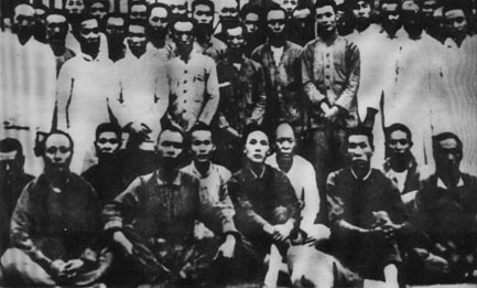 1922年10月开滦五矿罢工领导人的合影--中国共