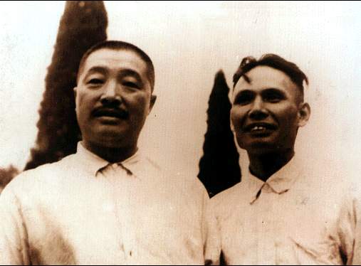 1949年,贺龙与张子意在西安-党史人物纪念馆-中国共产党新闻-人民网