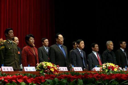 组图:河南省社科联第七次代表大会开幕 徐光春