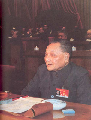 1988年,人民代表邓小平