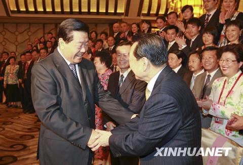 贾庆林:为推进祖国和平统一大业作出新的贡献