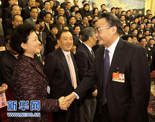 胡锦涛吴邦国贾庆林习近平分别参加两会一些团