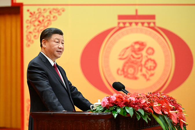 中共中央国务院举行春节团拜会