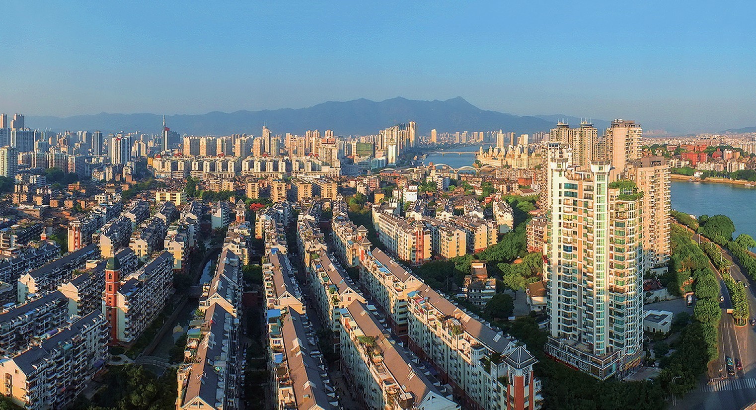 2018年，福州市台江區蒼霞新城，高樓拔地而起，舊貌換新顏。