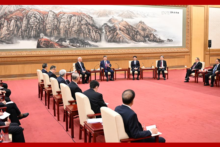 习近平同党外人士共迎新春