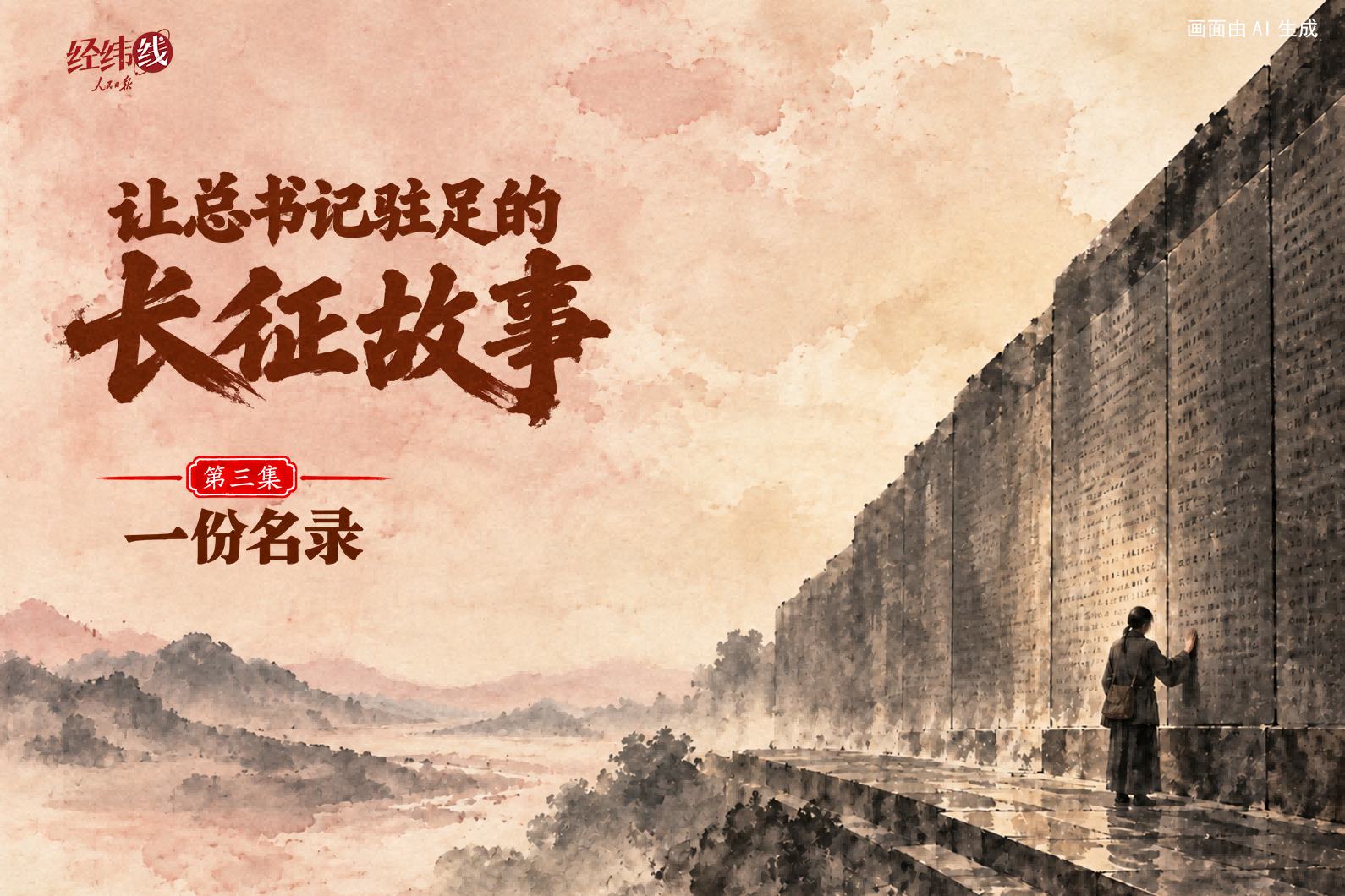 让总书记驻足的长征故事丨一份名录