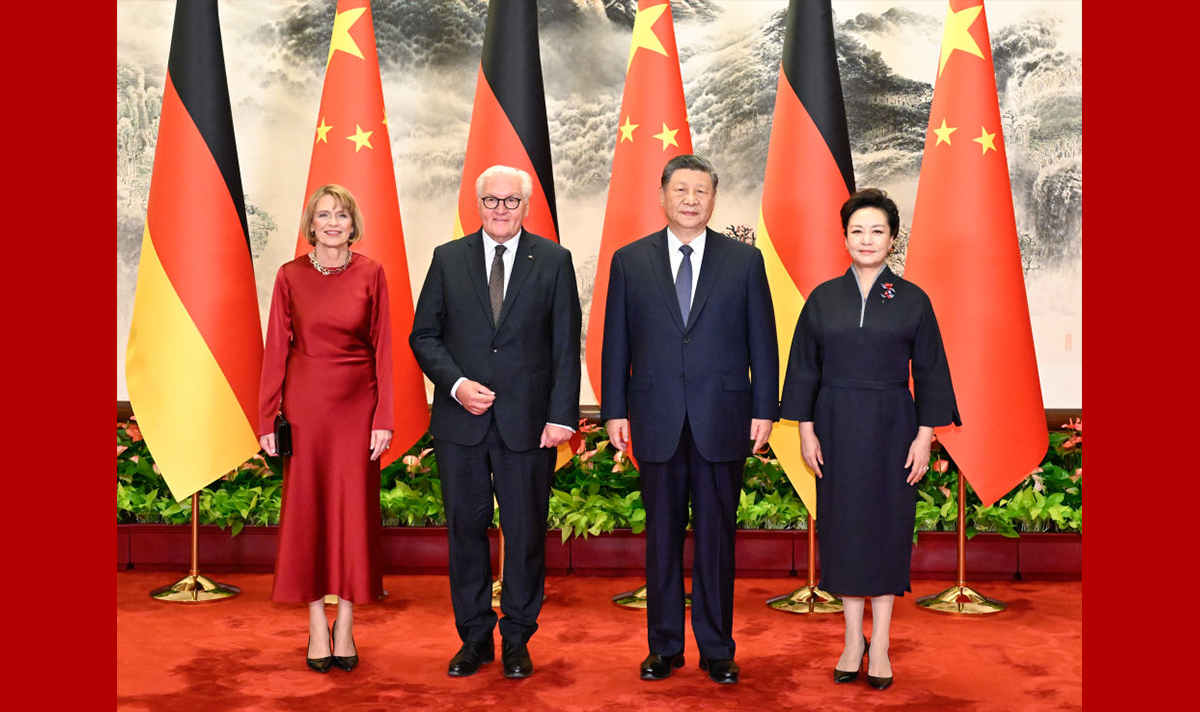 习近平同德国总统施泰因迈尔会谈
