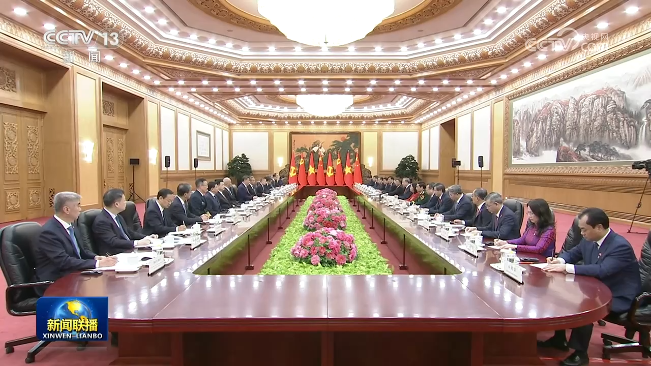 習近平同越共中央總書記、國家主席蘇林舉行會談