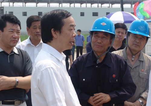 唐山市委书记赵勇视察贝钢.